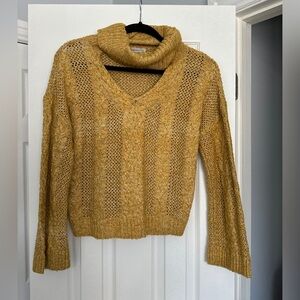 Urban Outfitters Mustard Cowl Neck Sweater